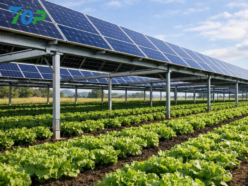 Agrivoltaics: سولر پینلز کے تحت اعلیٰ پیداوار والی فصلیں کیسے اگائیں۔